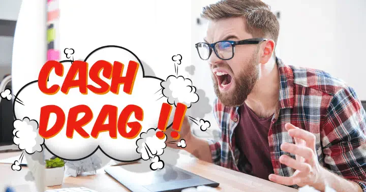 Cash-drag qui énerve un investisseur en crowdlending