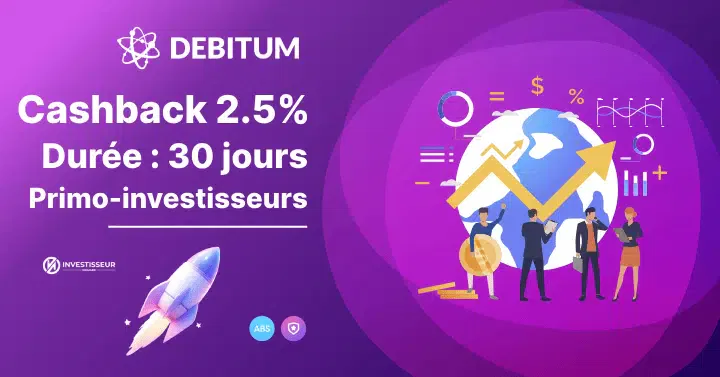 Debitum parrainage avec 2.5% de cash back