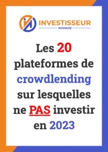 Les 20 plateformes de crowdlending sur lesquelles ne pas investir en 2023