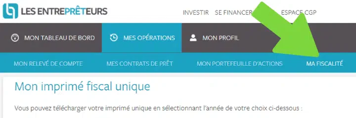 En financement participatif, il faut se procurer l'imprimé fiscal unique (IFU)