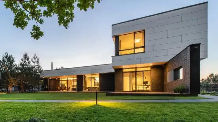 Maison moderne en Lituanie