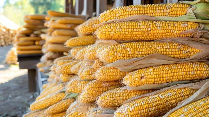 Stock de maîs de l'entreprise bulgare SIMAO-RT EOOD